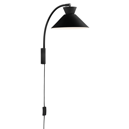 kinkiecik.pl Metalowa lampa ścienna Dial - Nordlux, czarny 2213371003